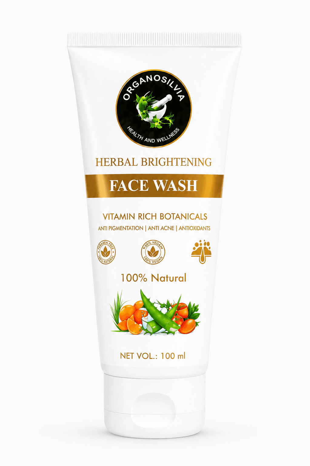 OrganoSilvia Organic Face Wash